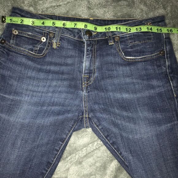 R13 Jeans Kate Skinny Howell Indigo Size 28 Denim Dark Blue Elast Drake Smart - Picture 13 of 16